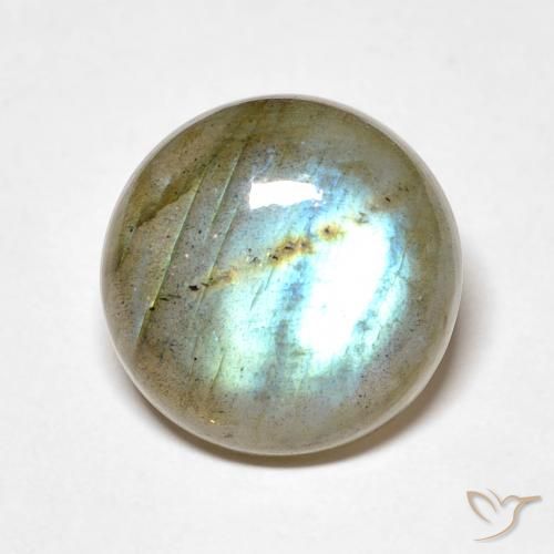 7.84ct 자연스러운 다색 조회 장석, 둥근, 투명한