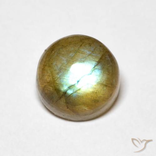 1.76ct 자연스러운 다색 조회 장석, 둥근, 투명한