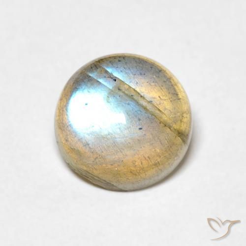 1.57ct 자연스러운 다색 조회 장석, 둥근, 투명한