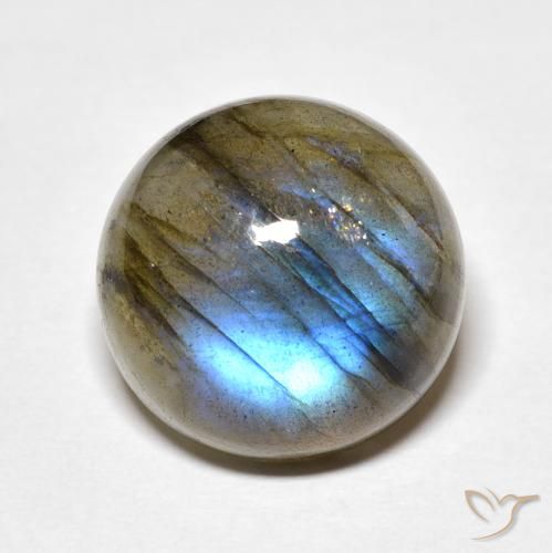 12.00ct 자연스러운 다색 조회 장석, 둥근, 투명한