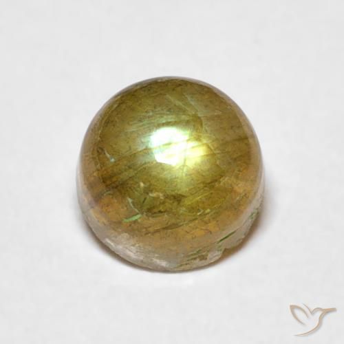 0.79ct 자연스러운 다색 조회 장석, 둥근, 투명한