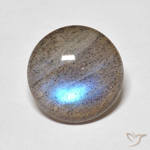 7.25ct 자연스러운 다색 조회 장석, 둥근, 투명한