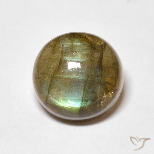 4.51ct 자연스러운 다색 조회 장석, 둥근, 투명한