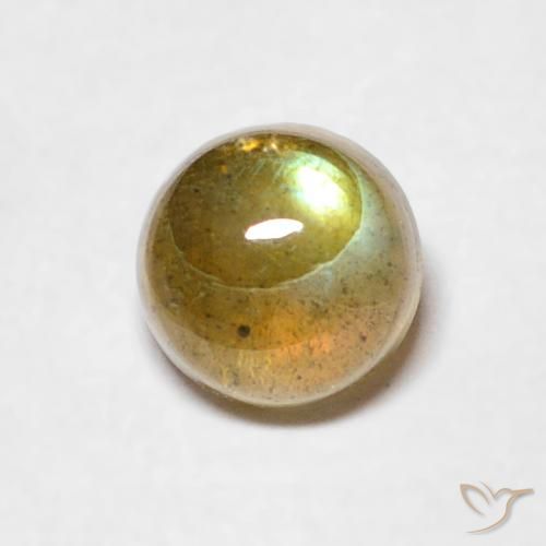 0.67ct 자연스러운 다색 조회 장석, 둥근, 투명한