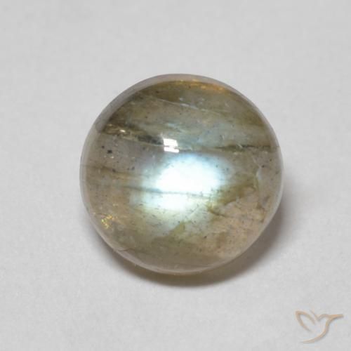 1.46ct 자연스러운 다색 조회 장석, 둥근, 투명한