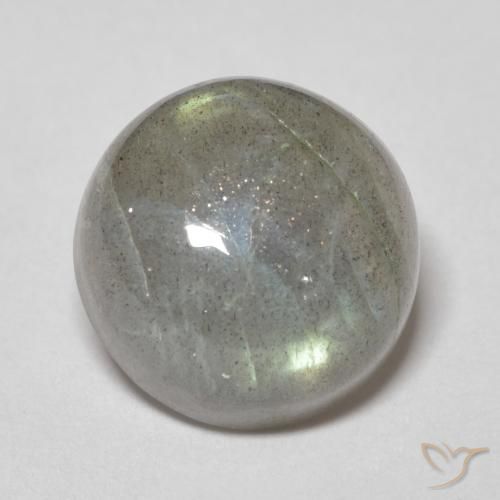 5.57ct 자연스러운 다색 조회 장석, 둥근, 투명한
