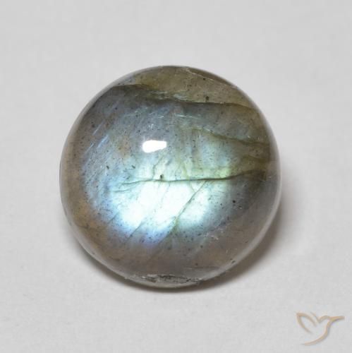 4.30ct 자연스러운 다색 조회 장석, 둥근, 투명한