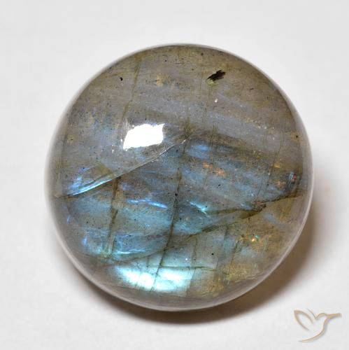 19.73ct 자연스러운 다색 조회 장석, 둥근, 투명한