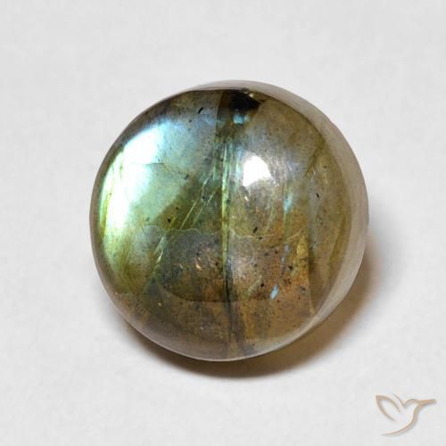 4.42ct 자연스러운 다색 조회 장석, 둥근, 투명한