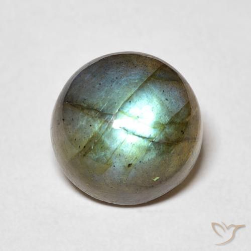 5.05ct 자연스러운 다색 조회 장석, 둥근, 투명한