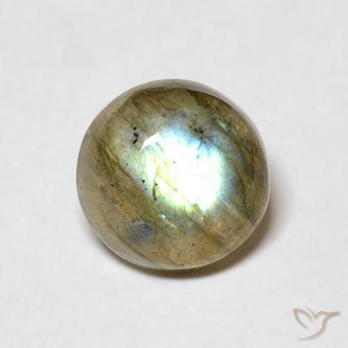1.13ct 자연스러운 다색 조회 장석, 둥근, 투명한