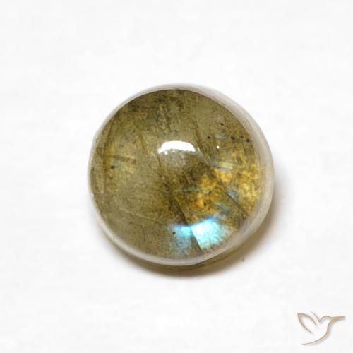 0.71ct 자연스러운 다색 조회 장석, 둥근, 투명한