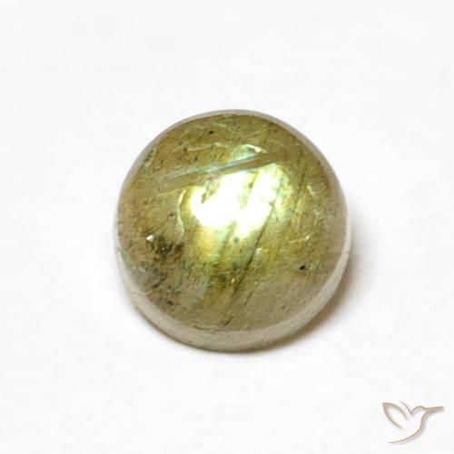 0.69ct 자연스러운 다색 조회 장석, 둥근, 투명한
