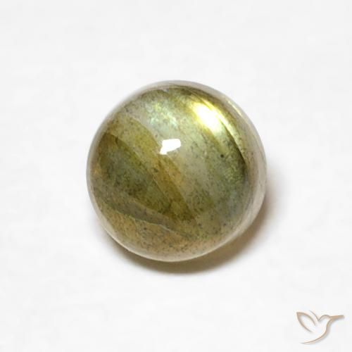 0.67ct 자연스러운 다색 조회 장석, 둥근, 투명한