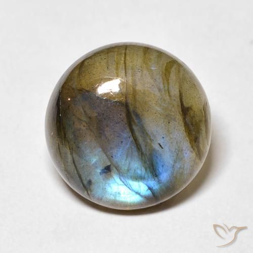 7.62ct 자연스러운 다색 조회 장석, 둥근, 투명한