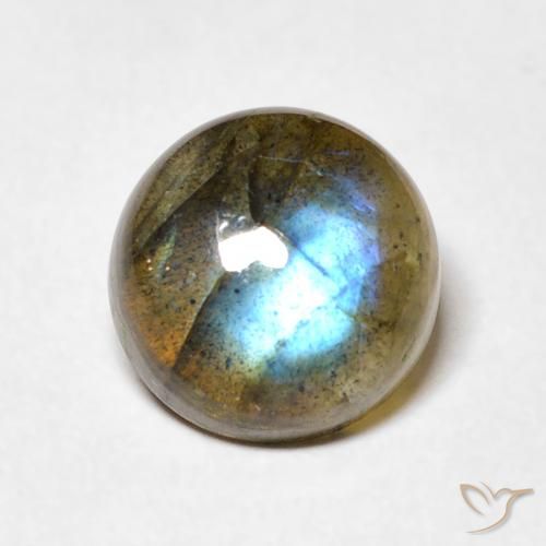 3.58ct 자연스러운 다색 조회 장석, 둥근, 투명한