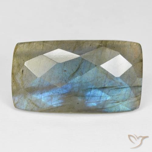 27.33ct 자연스러운 다색 조회 장석, 바게트, 불투명체