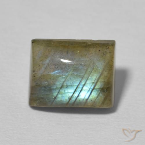2.87ct 자연스러운 다색 조회 장석, 바게트, 투명한