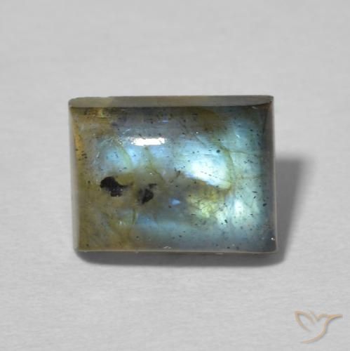 2.64ct 자연스러운 다색 조회 장석, 바게트, 투명/반투명
