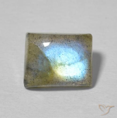 2.90ct 자연스러운 다색 조회 장석, 바게트, 투명한