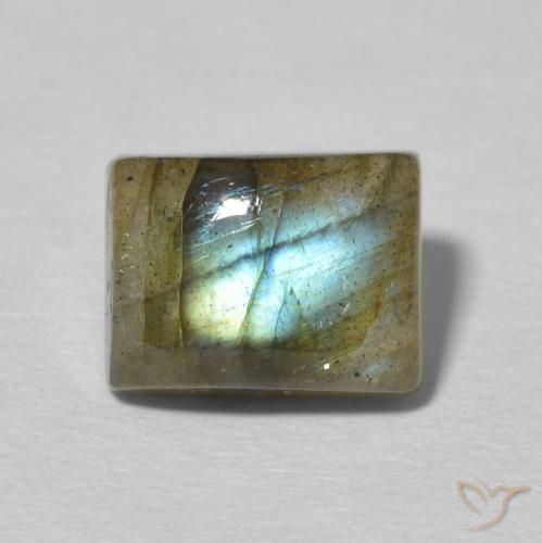 2.95ct 자연스러운 다색 조회 장석, 바게트, 투명한