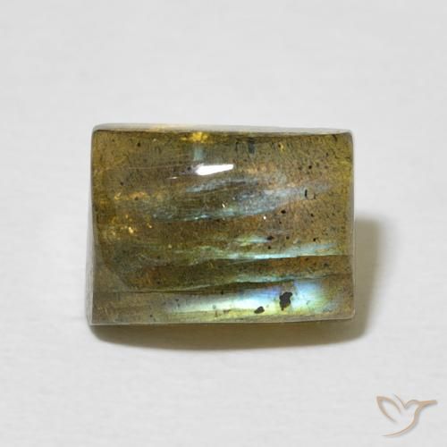 2.87ct 자연스러운 다색 조회 장석, 바게트, 투명한