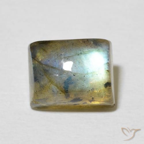 3.46ct 자연스러운 다색 조회 장석, 바게트, 투명한