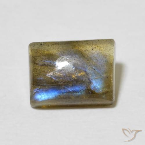 2.63ct 자연스러운 다색 조회 장석, 바게트, 투명한
