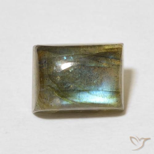 2.96ct 자연스러운 다색 조회 장석, 바게트, 투명한