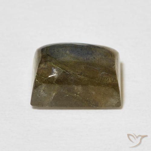 2.96캐럿 천연 다색 조회 장석, 바게트, 투명한