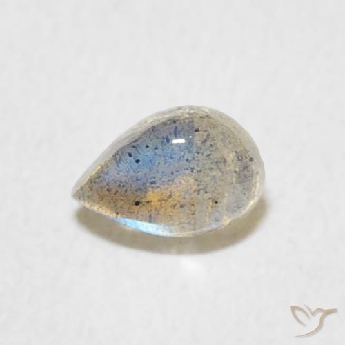 0.47ct 자연스러운 다색 조회 장석, 배 모양, 투명한