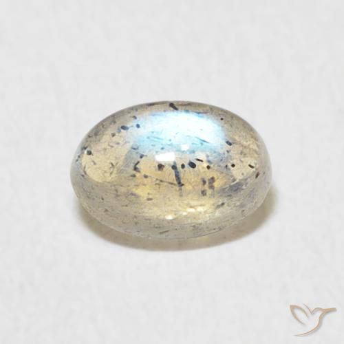 0.64ct 자연스러운 다색 조회 장석, 타원형, 투명한