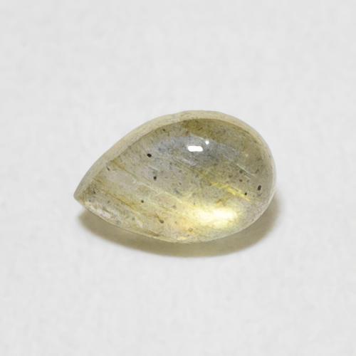 0.43ct 자연스러운 다색 조회 장석, 배 모양, 투명한