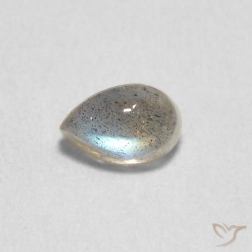 0.78ct 자연스러운 다색 조회 장석, 배 모양, 투명한
