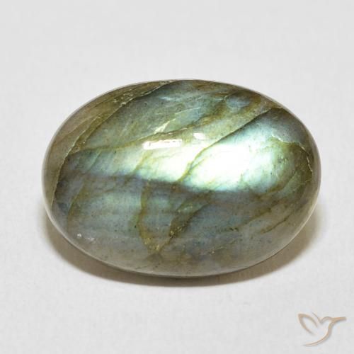 11.54ct 자연스러운 다색 조회 장석, 타원형, 투명한