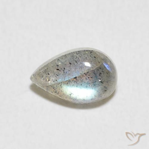 0.47ct 자연스러운 다색 조회 장석, 배 모양, 투명한