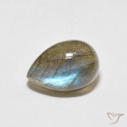 2.78ct 자연스러운 다색 조회 장석, 배 모양, 투명한