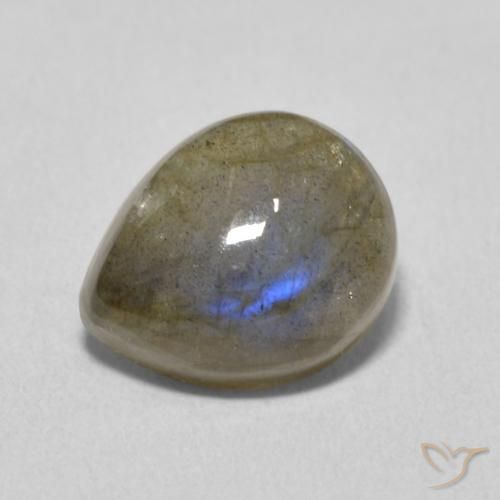 3.62ct 자연스러운 다색 조회 장석, 배 모양, 투명한