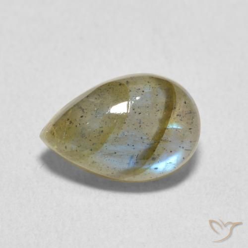 2.33ct 자연스러운 다색 조회 장석, 배 모양, 투명한