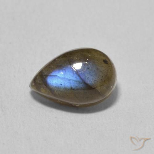 1.93ct 자연스러운 다색 조회 장석, 배 모양, 투명한