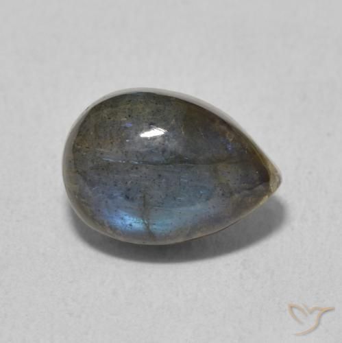 2.68ct 자연스러운 다색 조회 장석, 배 모양, 투명한