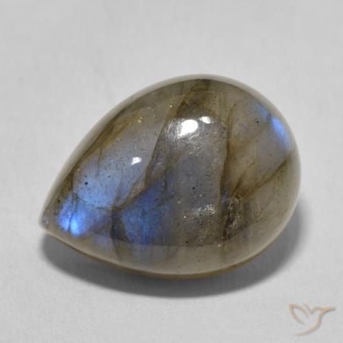 10.41ct 자연스러운 다색 조회 장석, 배 모양, 투명한