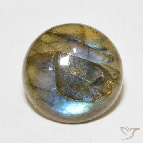 12.33ct 자연스러운 다색 조회 장석, 둥근, 투명한