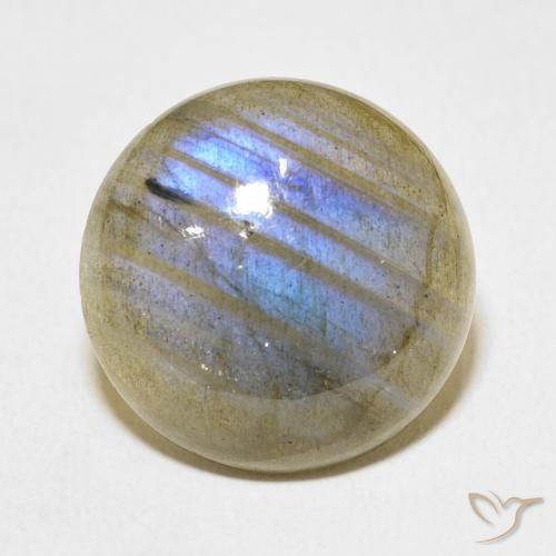 19.23ct 자연스러운 다색 조회 장석, 둥근, 투명한