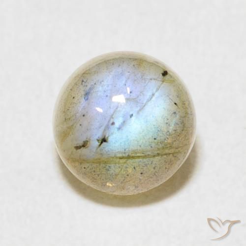 1.92ct 자연스러운 다색 조회 장석, 둥근, 투명한