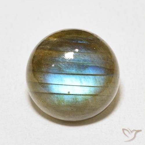 9.29ct 자연스러운 다색 조회 장석, 둥근, 투명한