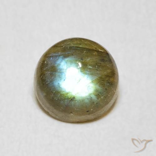 1.77ct 자연스러운 다색 조회 장석, 둥근, 투명한