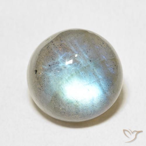 6.25ct 자연스러운 다색 조회 장석, 둥근, 투명한