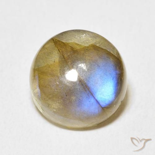 7.65ct 자연스러운 다색 조회 장석, 둥근, 투명한