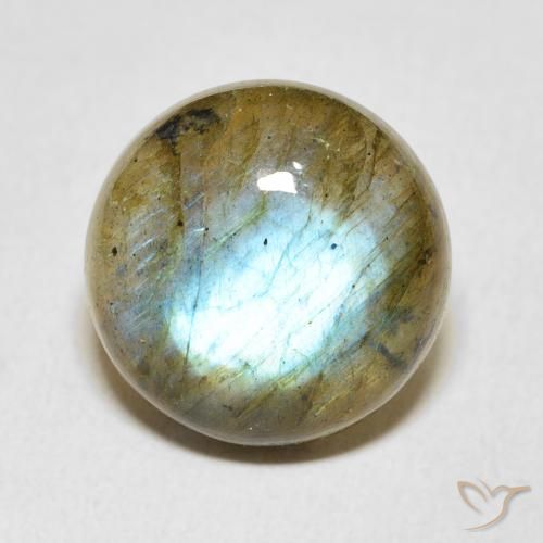 9.47ct 자연스러운 다색 조회 장석, 둥근, 투명한